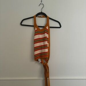 Zara Striped Knit Halter